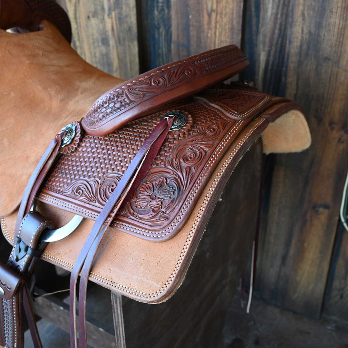 16.5" DEMO TESKEY'S RANCH CUTTING SADDLE