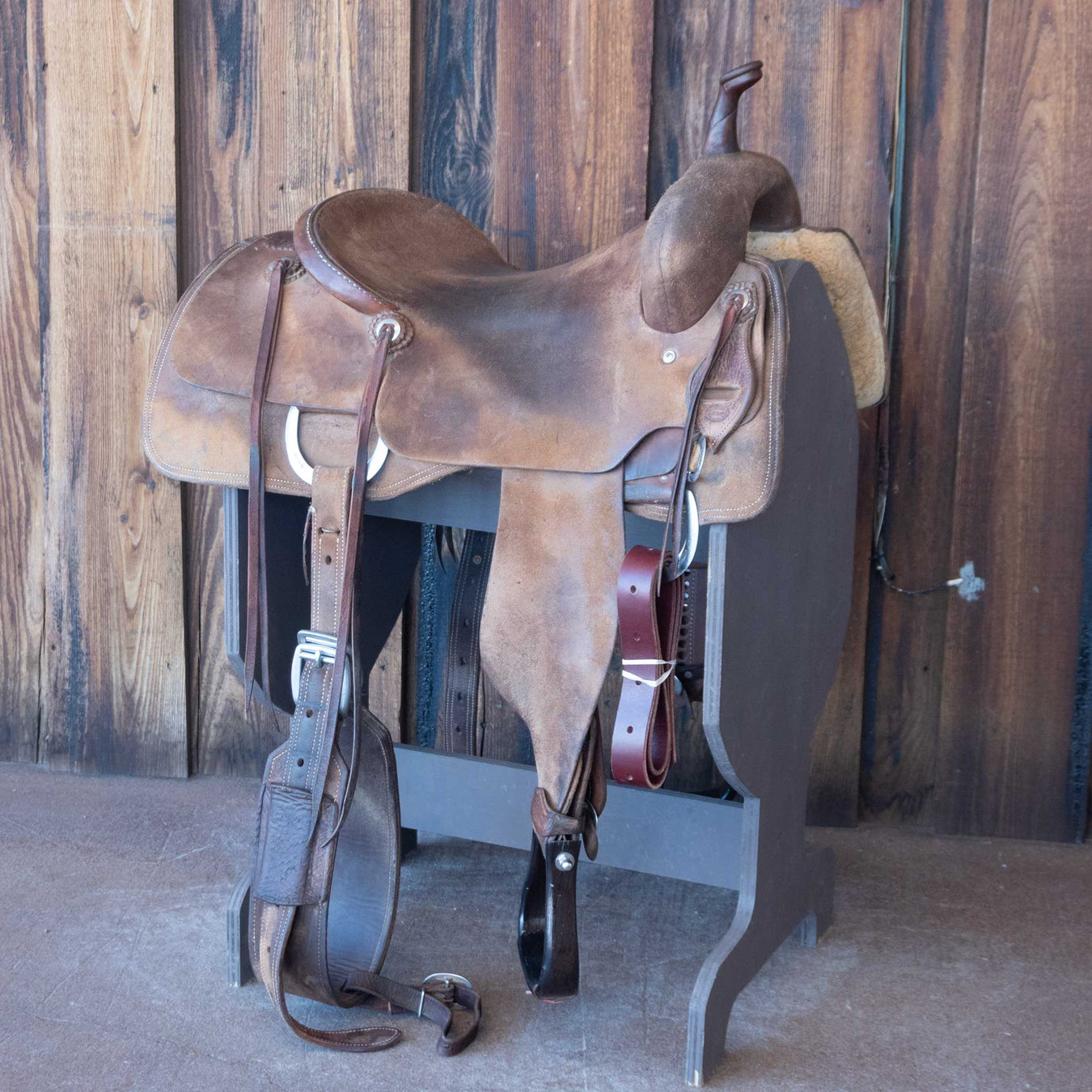 16" USED JEFF SMITH CUTTING SADDLE Saddles - Used Jeff Smith