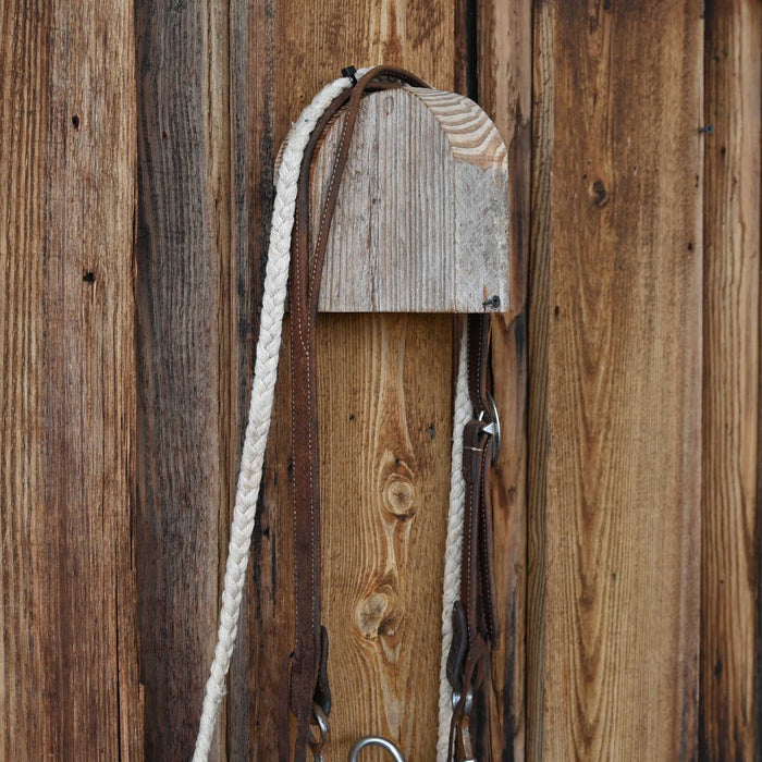 Classic Equine Twisted Wire Loose Port Bridle Rig w/Split Ear Headstall