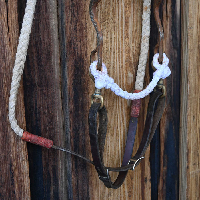 Classic Equine Twisted Wire Loose Port Bridle Rig w/Split Ear Headstall