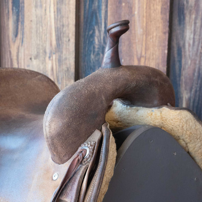 16" USED JEFF SMITH CUTTING SADDLE Saddles - Used Jeff Smith