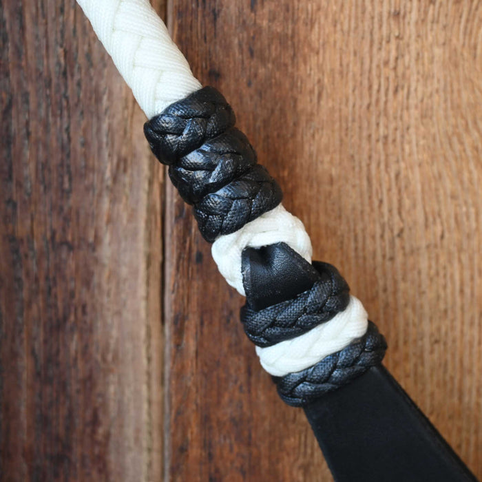 Dillon Lynch Handmade Braided Nylon 25 1/2" Quirt w/ Leather Popper 967 Tack - Whips, Crops & Quirts Dillon Lynch