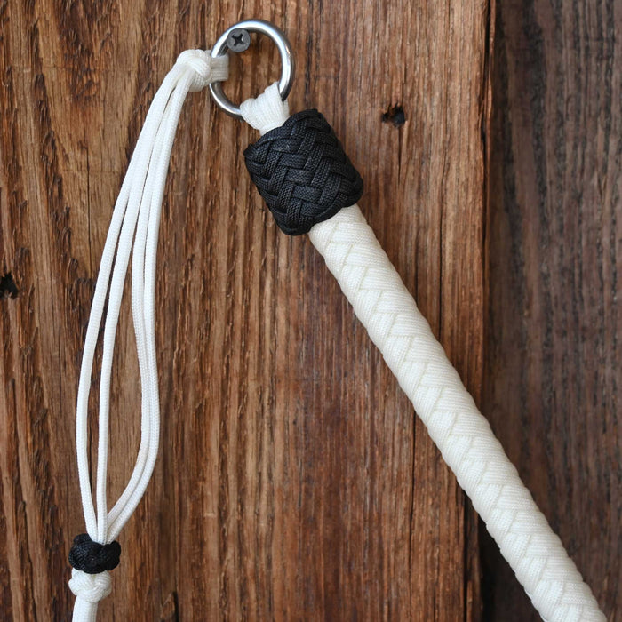 Dillon Lynch Handmade Braided Nylon 25 1/2" Quirt w/ Leather Popper 967 Tack - Whips, Crops & Quirts Dillon Lynch