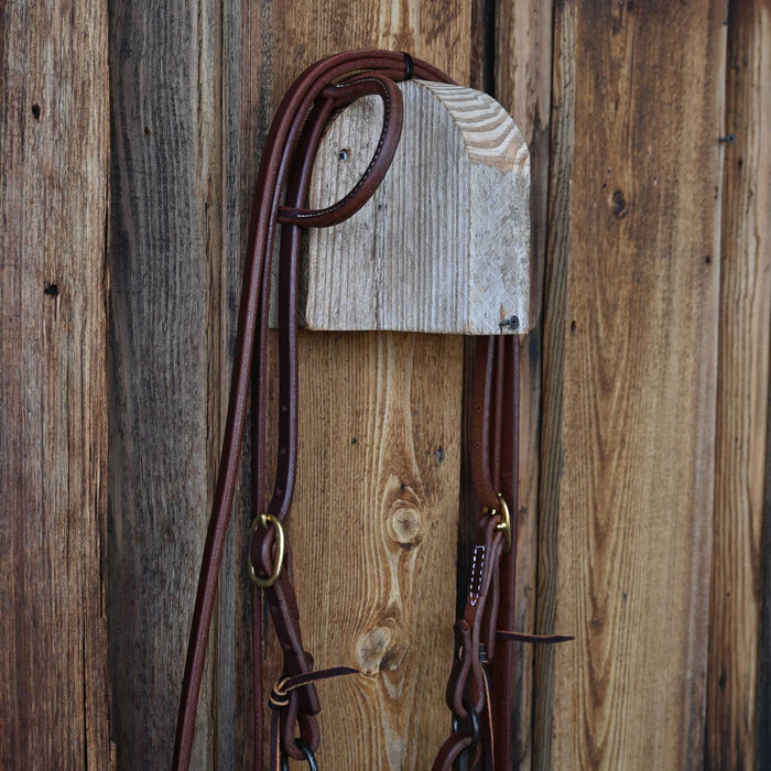 Rod Teuscher Smooth Snaffle Bridle Rig w/All New Leather