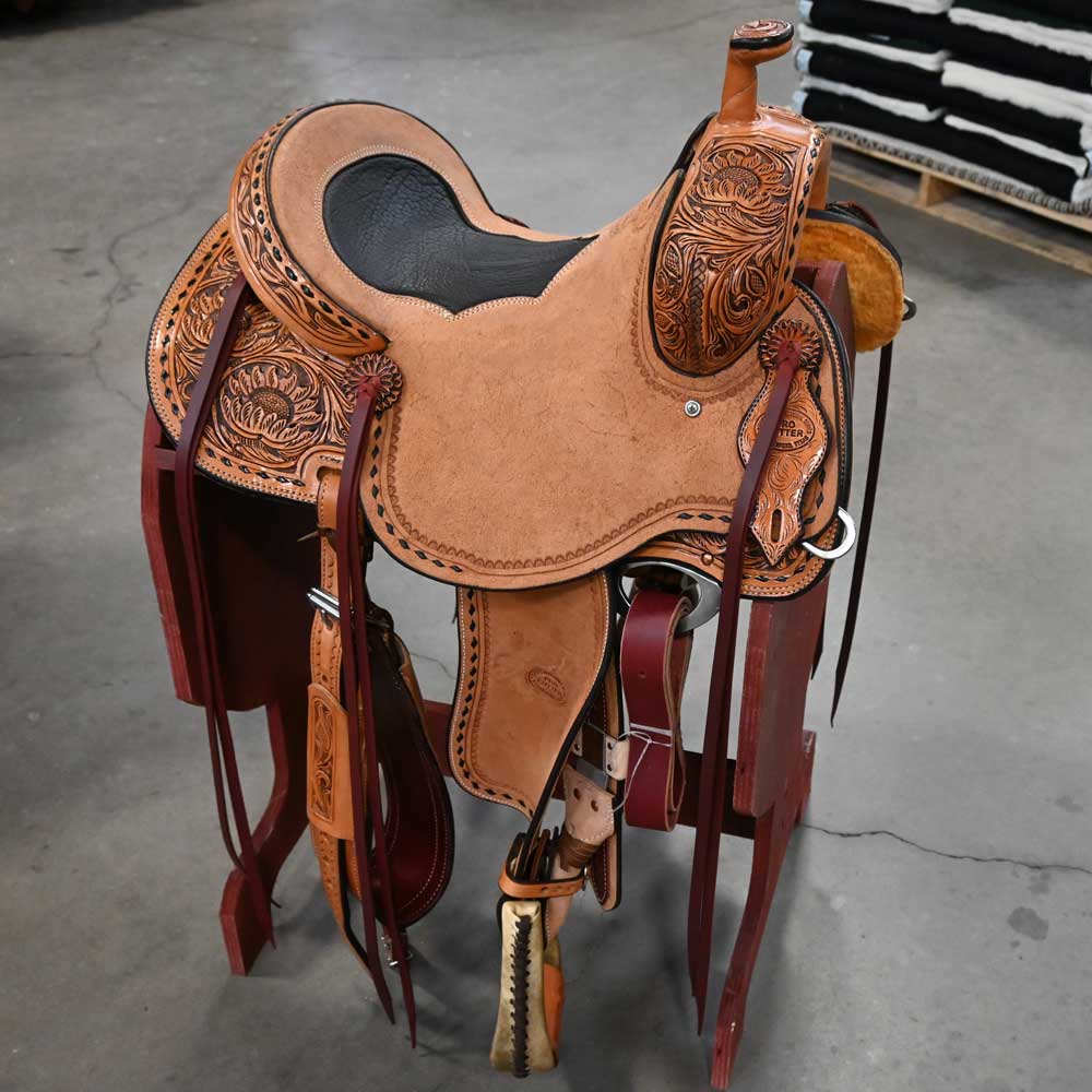 14.5" TESKEY'S PRO CUTTER RANCH CUTTER SADDLE