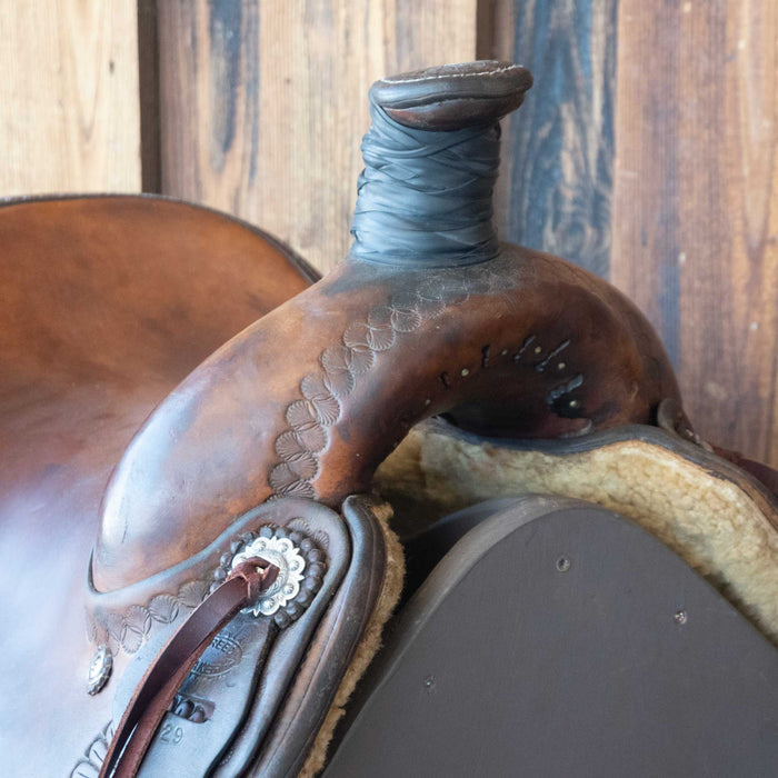 14.5" USED A. REED RANCH SADDLE Saddles - Used A. Reed