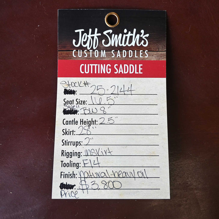16.5" JEFF SMITH BUSTER WELCH CUTTING SADDLE
