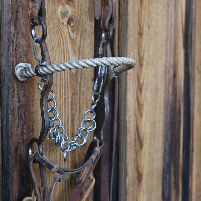 Jeff Lemaire Hackamore Bridle Rig w/Browband Headstall