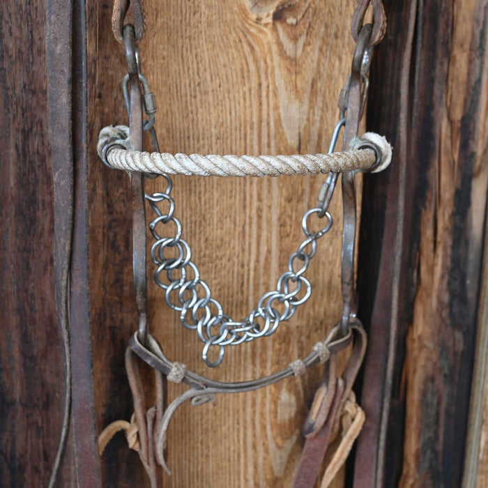 Jeff Lemaire Hackamore Bridle Rig w/Browband Headstall