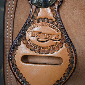 16" TESKEY'S STEER WRESTLING SADDLE Saddles TESKEY'S SADDLERY LLC   