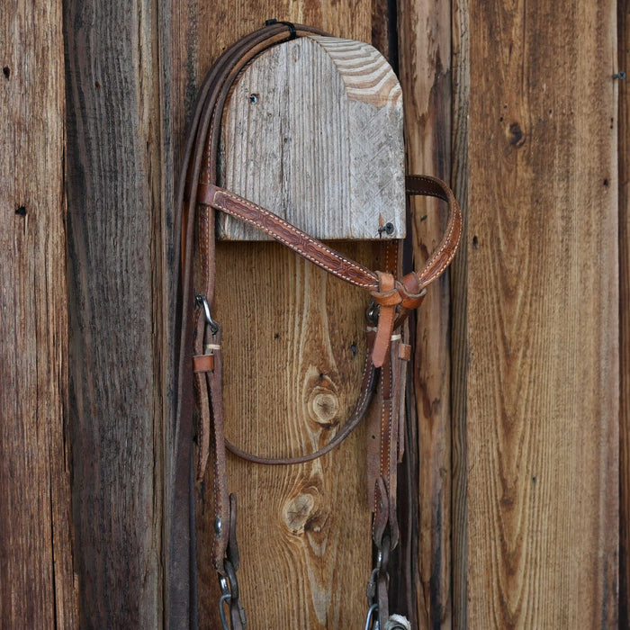 Jeff Lemaire Hackamore Bridle Rig w/Browband Headstall