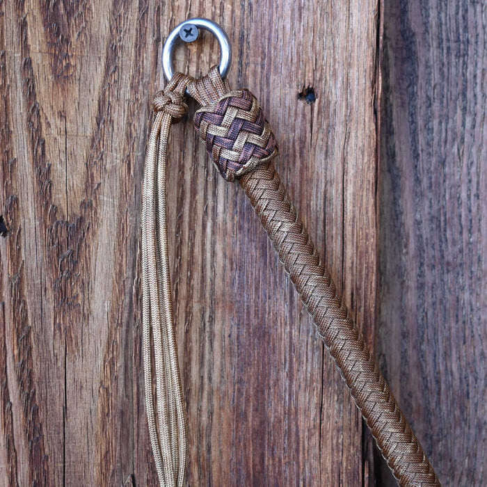 Dillon Lynch Handmade Braided Nylon 26" Quirt w/ Leather Popper