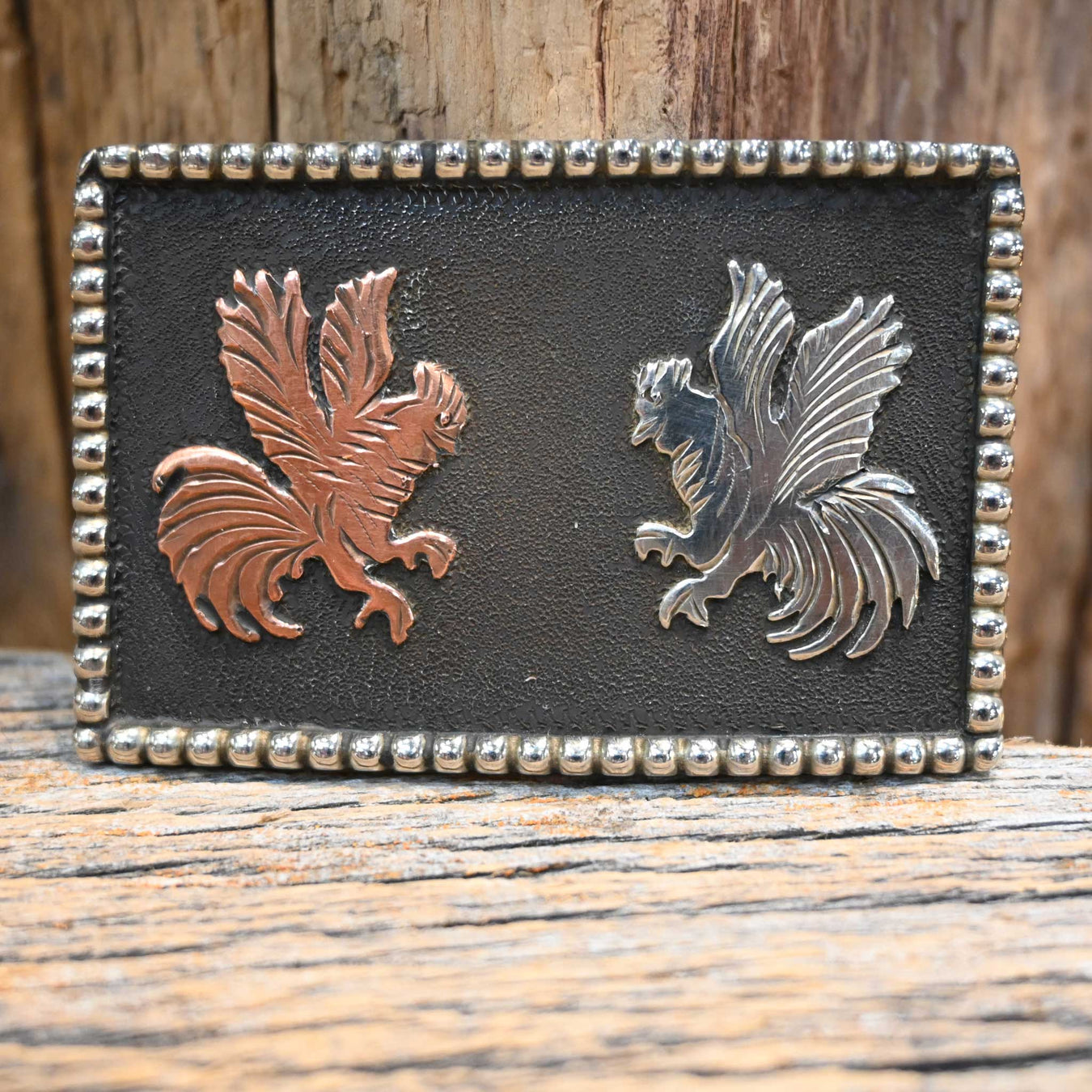 Will Daniel Two Rooster's Belt Buckle ACCESSORIES - Additional Accessories - Buckles Will Daniel