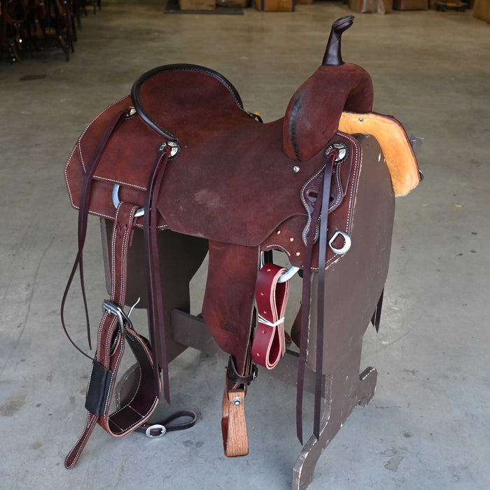 16.5" JEFF SMITH BUSTER WELCH CUTTING SADDLE Saddles - New Jeff Smith