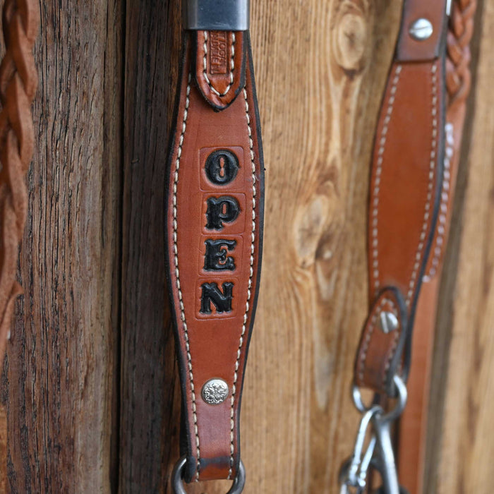 Trammell Snaffle Bridle Rig w/Single Ear Headstall
