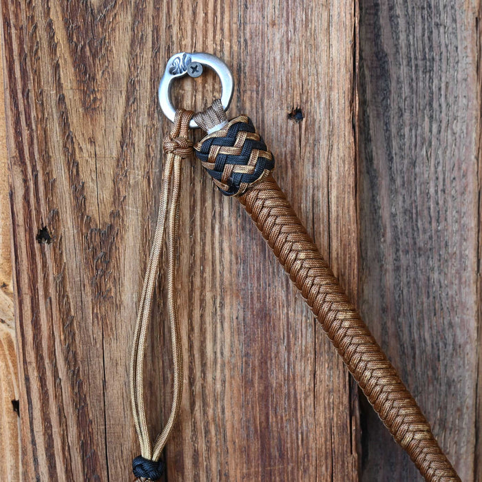 Dillon Lynch Handmade Braided Nylon 26" Quirt w/ Leather Popper 970