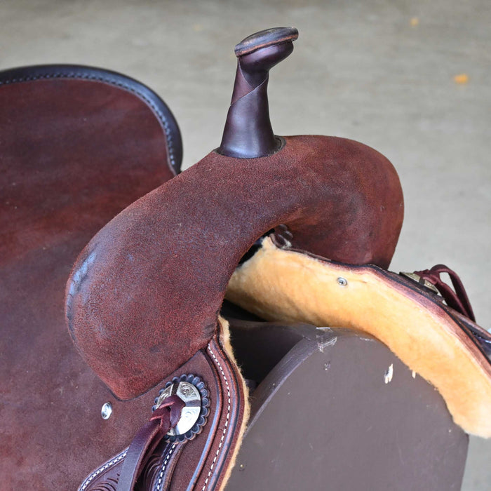 16.5" JEFF SMITH BUSTER WELCH CUTTING SADDLE Saddles - New Jeff Smith