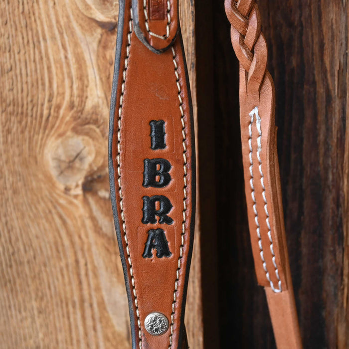 Trammell Snaffle Bridle Rig w/Single Ear Headstall