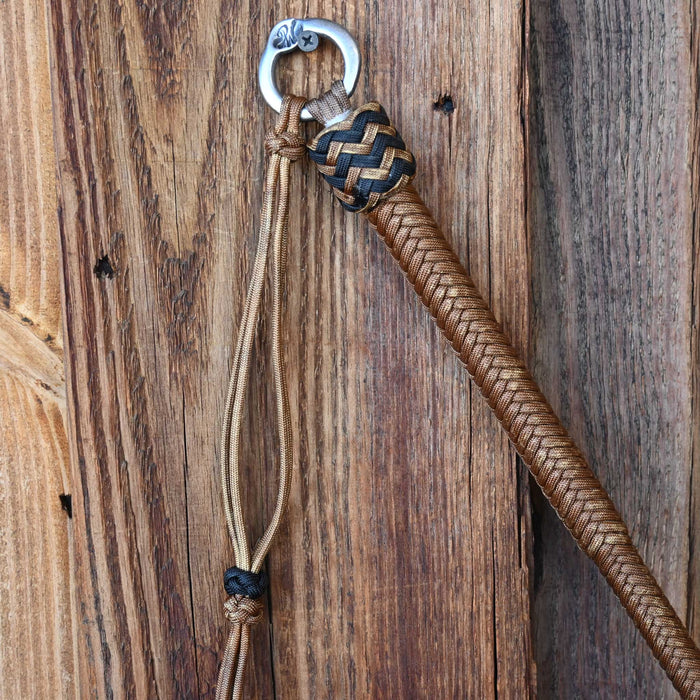 Dillon Lynch Handmade Braided Nylon 26" Quirt w/ Leather Popper 970