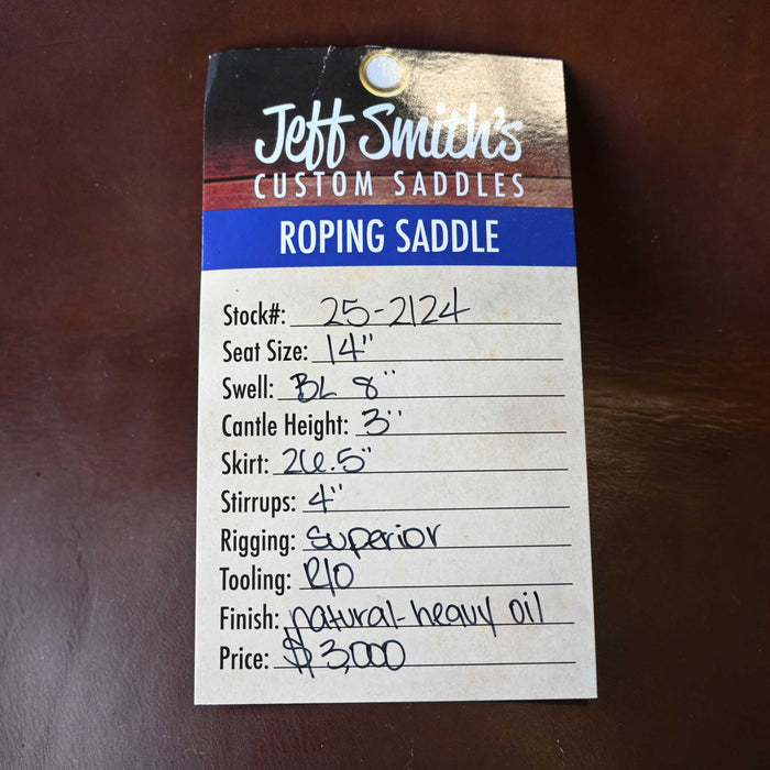 14" JEFF SMITH TEAM ROPING SADDLE
