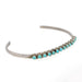 Vintage Petite Snake Eyes Turquoise Cuff Bracelet WOMEN - Accessories - Jewelry - Bracelets MISC