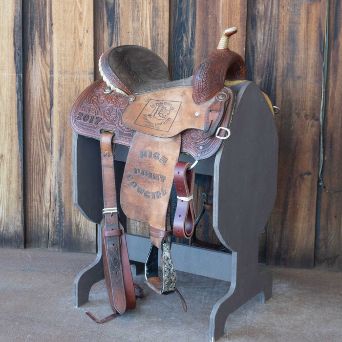 14" USED CORRIENTE BARREL SADDLE