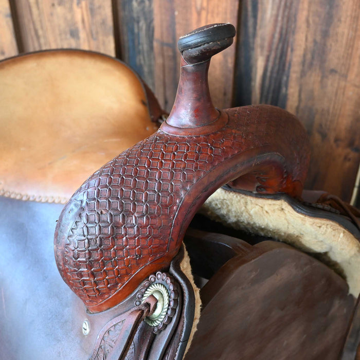 16" USED M.L. LEDDY CUTTING SADDLE