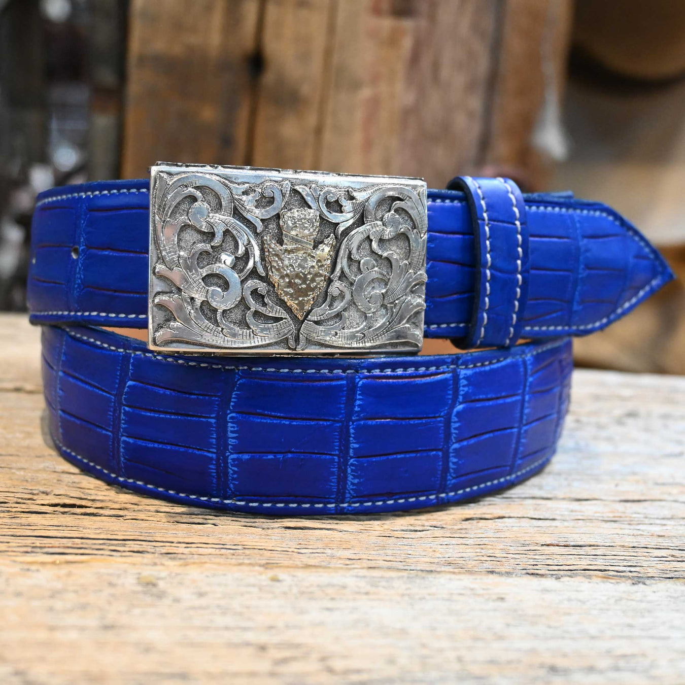ADAM LAHEY Handmade Cayman Belt & Arrow Head Buckle MEN - Accessories - Belts & Suspenders Adam Lahey