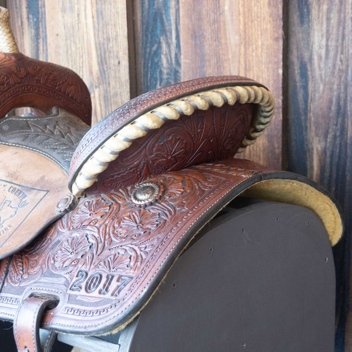 14" USED CORRIENTE BARREL SADDLE