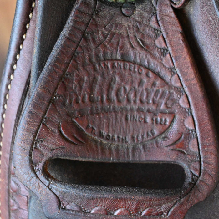 16" USED M.L. LEDDY CUTTING SADDLE