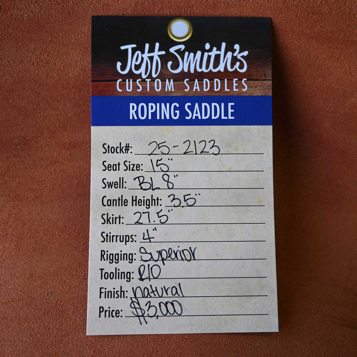 15" JEFF SMITH TEAM ROPING SADDLE
