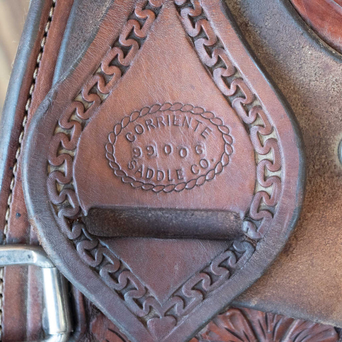 14" USED CORRIENTE BARREL SADDLE