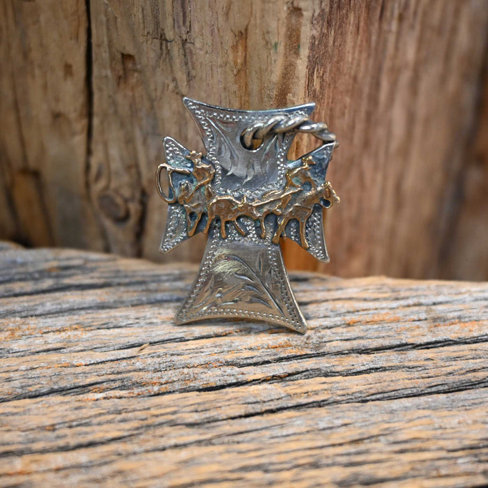 Will Daniel Team Ropers Pendant