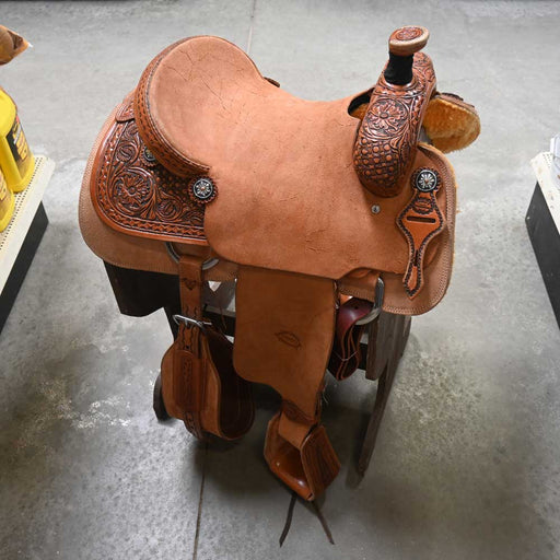 15" TESKEY'S ROPING SADDLE Saddles - New Teskey's Saddlery