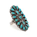 Vintage Turquoise Squash Cluster Ring WOMEN - Accessories - Jewelry - Rings MISC