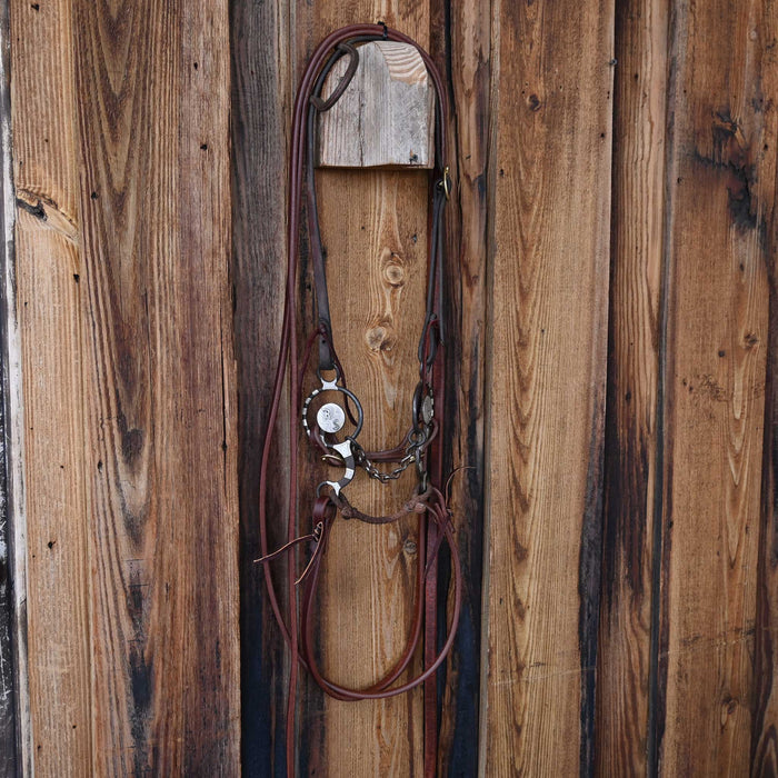 J. Keith Chain Bridle Rig w/Single Ear Headstall