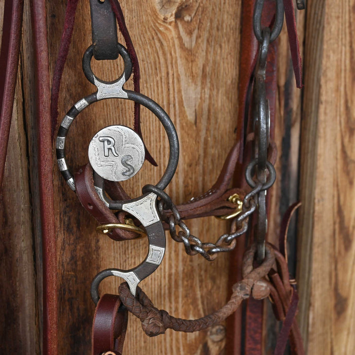 J. Keith Chain Bridle Rig w/Single Ear Headstall