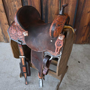 14.5" USED JEFF SMITH C3 BARREL SADDLE Saddles Jeff Smith   