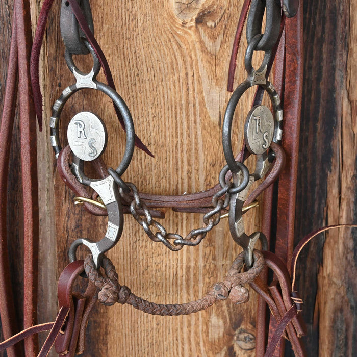 J. Keith Chain Bridle Rig w/Single Ear Headstall