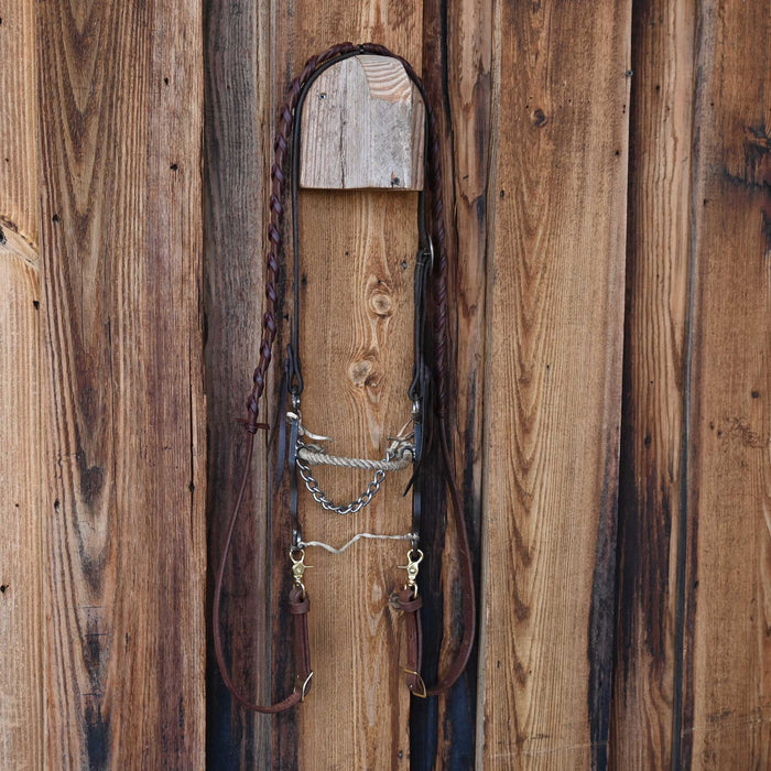 Hackamore Bridle Rig w/Split Ear Headstall