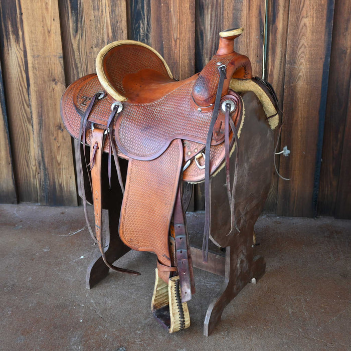 15.5" USED DAVID KOOS RANCH SADDLE