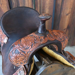 14.5" USED JEFF SMITH C3 BARREL SADDLE Saddles Jeff Smith   