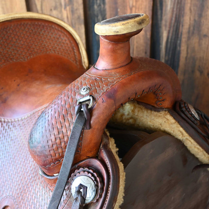 15.5" USED DAVID KOOS RANCH SADDLE