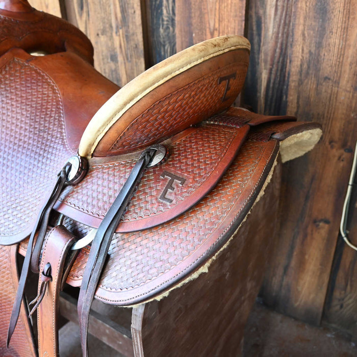 15.5" USED DAVID KOOS RANCH SADDLE