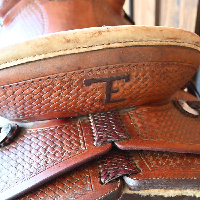 15.5" USED DAVID KOOS RANCH SADDLE