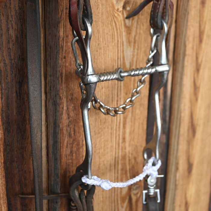 Hollis Twisted Wire Snaffle Bridle Rig w/Single Ear Headstall