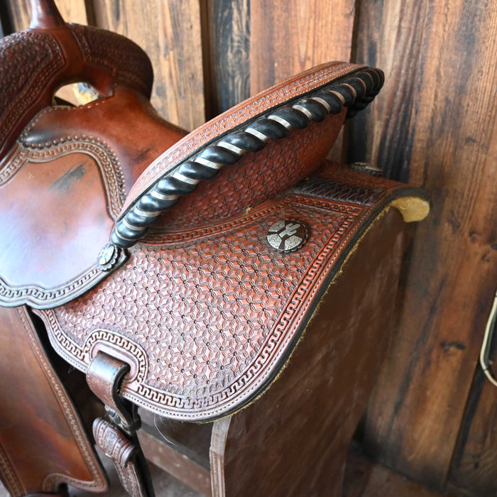 15" USED JOAN USHER BARREL SADDLE