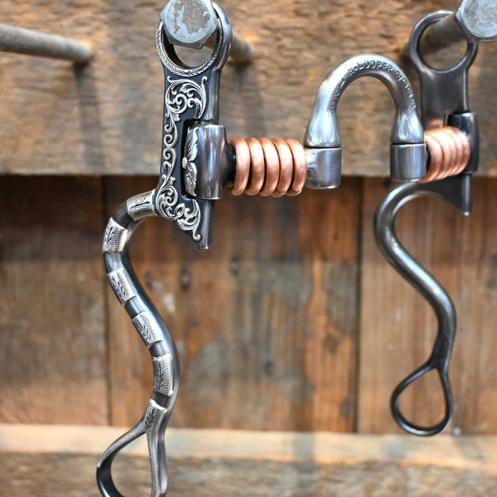 R. Looper #122 Silver Mounted Correction with Copper Rings Bit