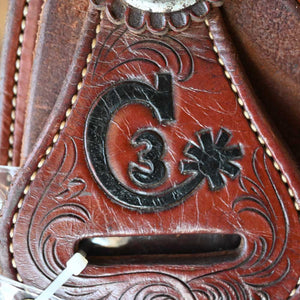 12.5" USED JEFF SMITH C3 BARREL SADDLE Saddles Jeff Smith   