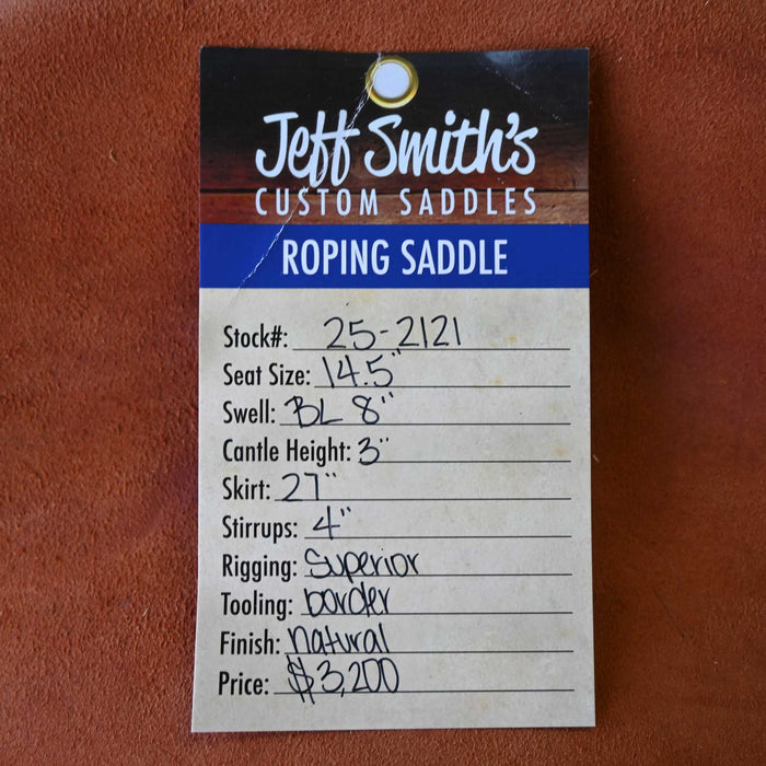 14.5" JEFF SMITH TEAM ROPING SADDLE